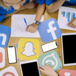 high-angle-view-social-media-plan-working-workplace