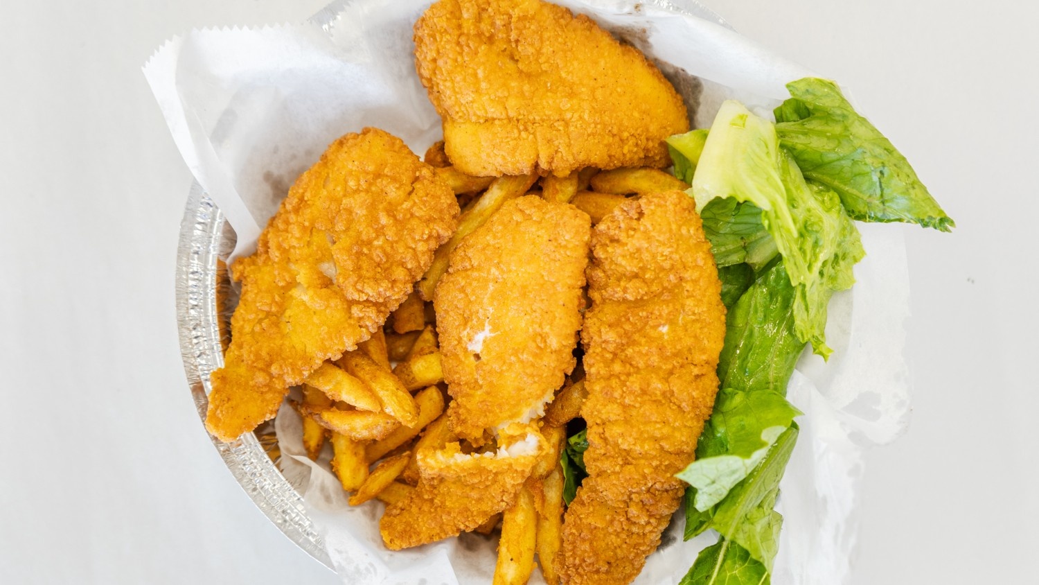 Fish Flounder Platter Roma Pizza