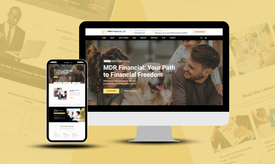 Web Design Agency 9 mdr financial