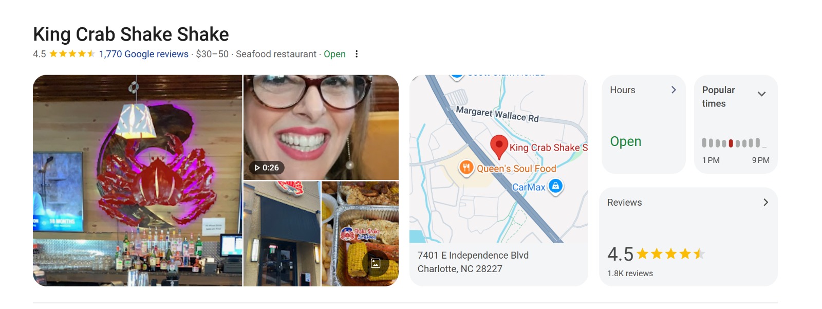 How MacroHype Helped King Crab Shake Shake Become a Top-Ranked Restaurant in Charlotte, NC 1 King Crab Shake Shake